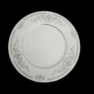 Rose China Brenda Japan Bread Plates Set of 2 Vintage Floral Silver Trim